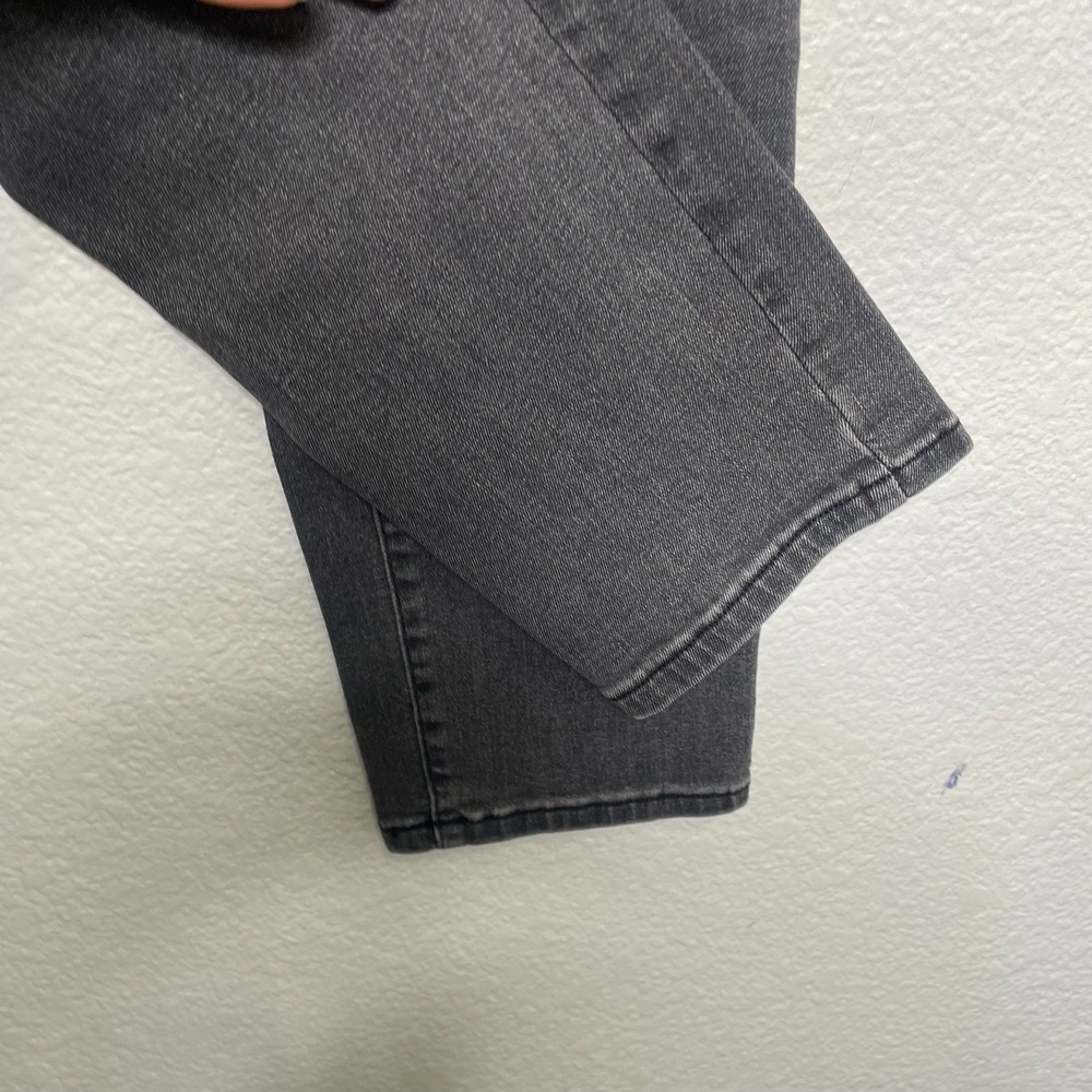 Everlane High-Rise Slim-Straight Ankle Jeans Charcoal Grey Size 25 Ankle - Picture 11 of 14